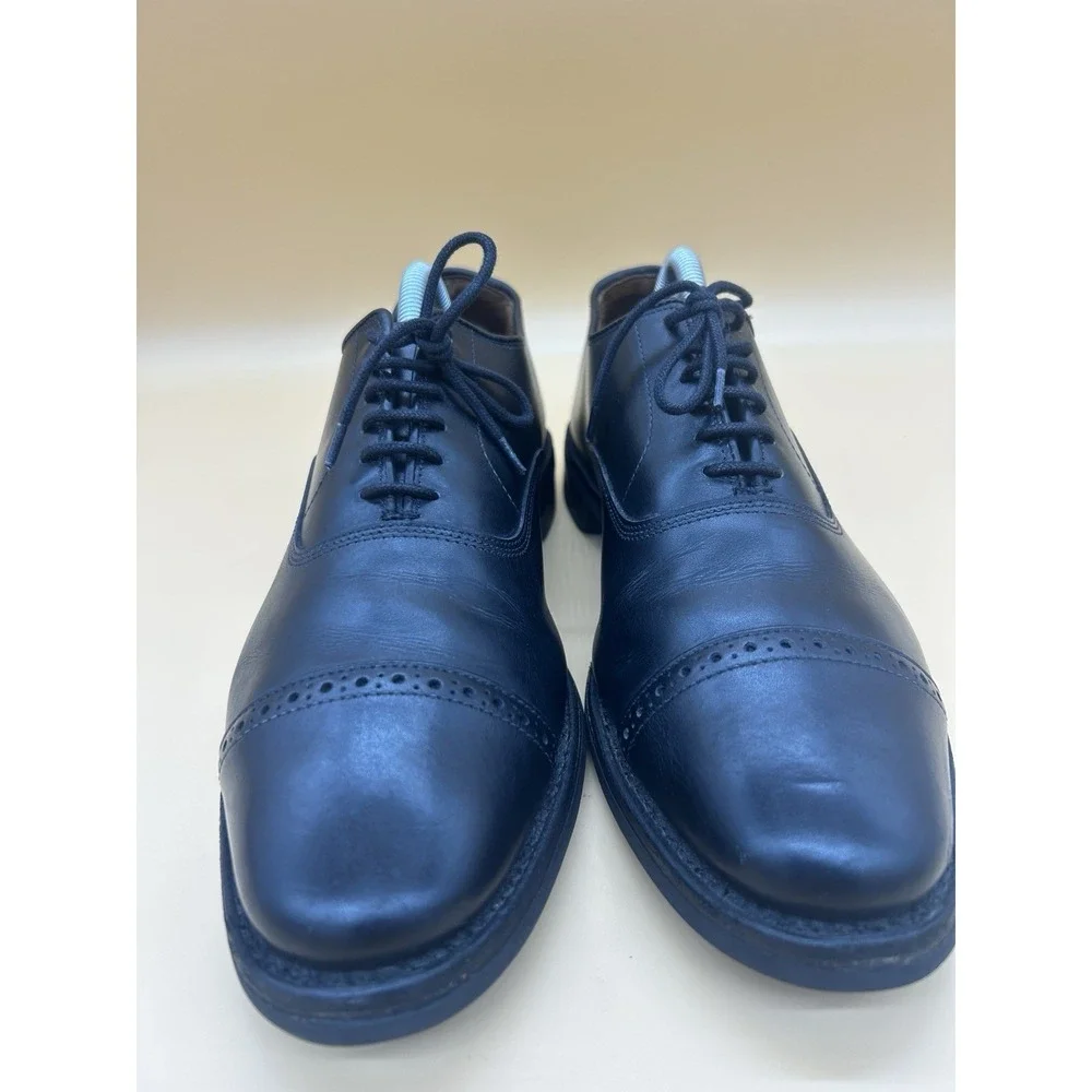 Allen Edmonds Fifth Avenue Black Cap Toe Oxford‎ Dress Shoes Men's 8.5 D 5710